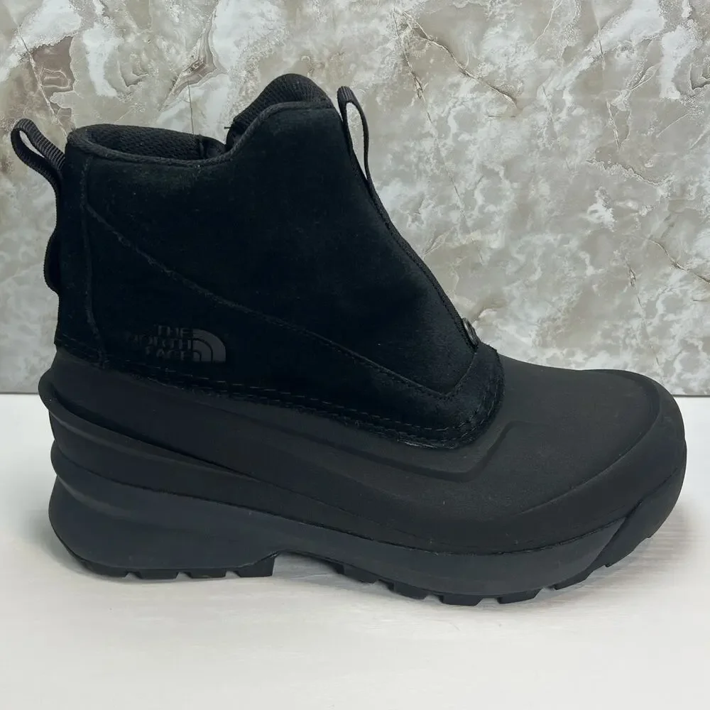 The North Face Chilkat V Zip Waterproof Winter Boots Men's Size 9 Black NF0A5LW4